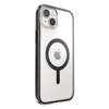 Speck Presidio Perfect-Clear with Impact Geometry + MagSafe - Etui iPhone 14 Plus z powłoką MICROBAN (Clear / Black) (150125-5905)