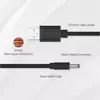 Unitek kabel zasilający USB-A / wtyk DC 3.5/1.35 mm, 1 m, czarny (Y-C495BK)